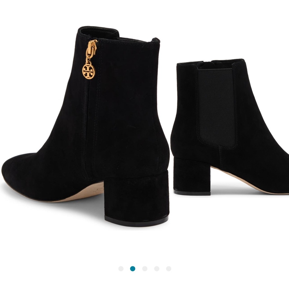 New🖤 Tory Burch Mini Benton Suede Gore Boot - Picture 5 of 7